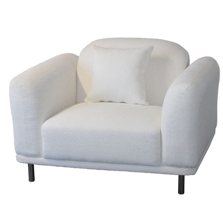 Argyle 1 Seater Upholstered in Boucle Fabric