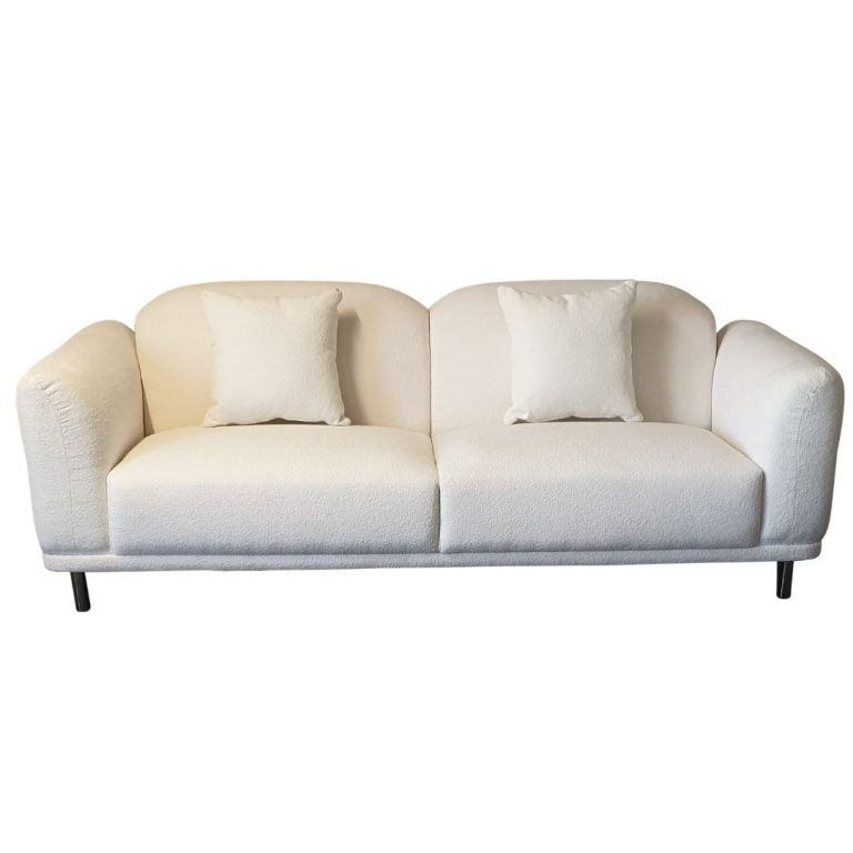 Argyle Sofa Upholstered in Boucle Fabric
