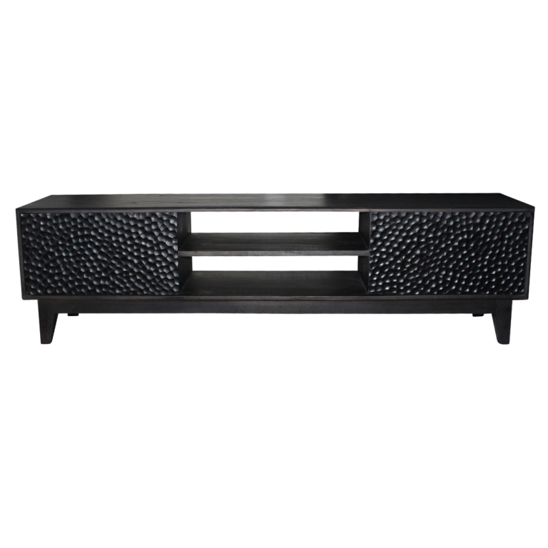 Atlas 2 Door TV Unit Black