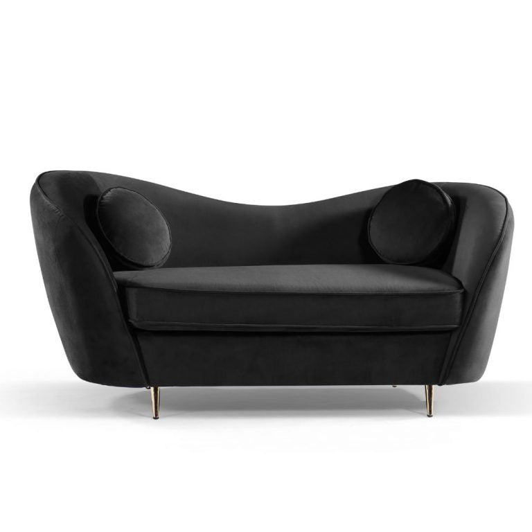 Claudia 2 Seater Upholstered in 'Velluto Luxe' Velvet