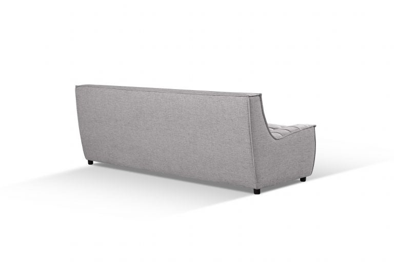 Domus 3 Seater Sofa Upholstered in ‘Domus’ Steel Fabric