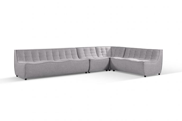 Domus Corner Seat Sofa upholstered in ‘Domus’ Linen Fabric