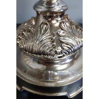 Felicienne Champagne Table Lamp with Cream Shade