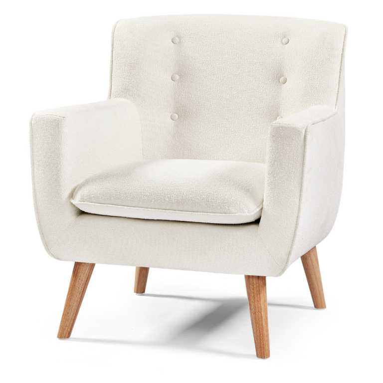 Georgia Chair Upholstered in Bertoni Boucle