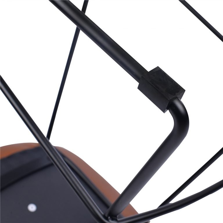 65cm Giova Tan Faux Leather Kitchen Stool