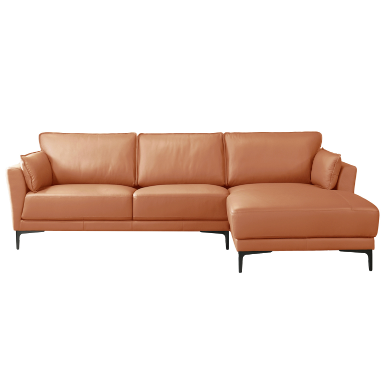 Montgomery 2.5+Chaise L-Shape Sofa Uruguay Leather