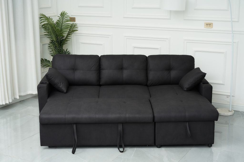 Romy Sofa Bed with Storage Chaise