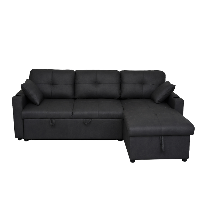 Romy Sofa Bed with Storage Chaise