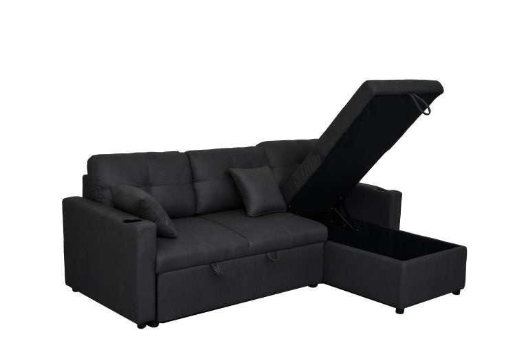 Romy Sofa Bed with Storage Chaise