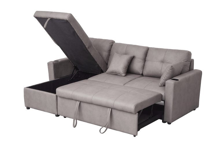 Romy Sofa Bed with Storage Chaise