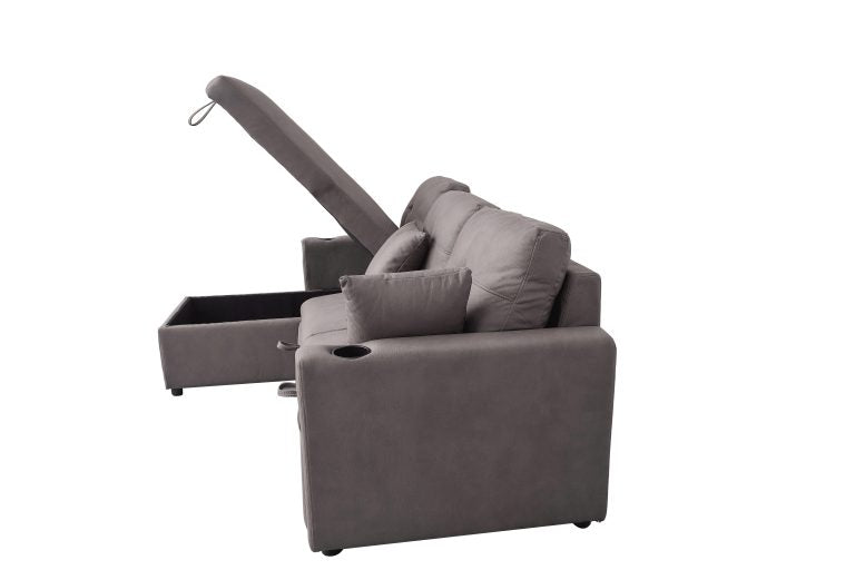 Romy Sofa Bed with Storage Chaise