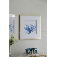 Set of 2 Blue Coral Framed Prints