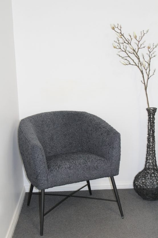 Suffolk Accent Chair | Morgan USA Sheep Wool Upholstery
