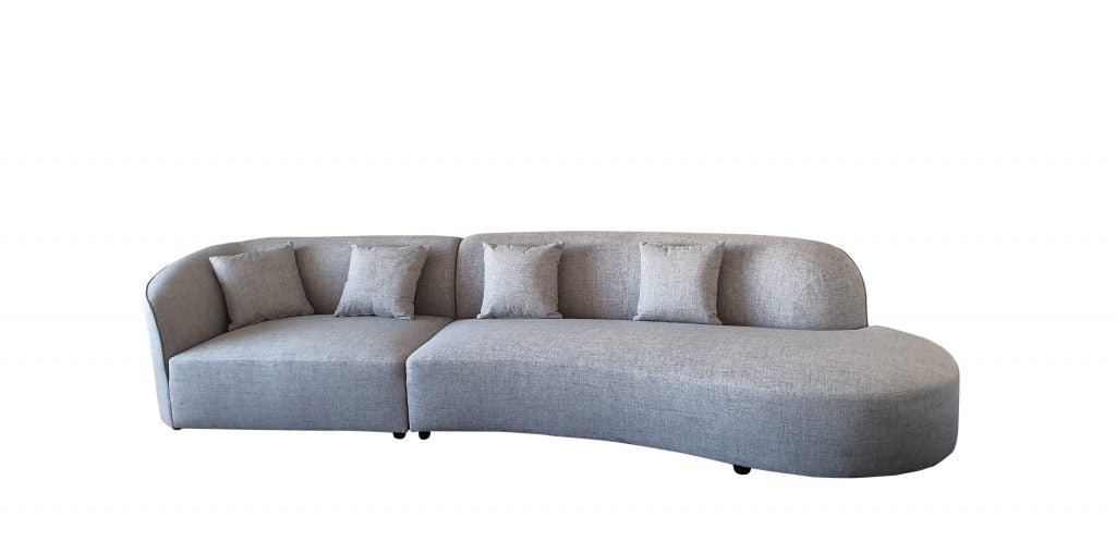 Willoughby Sectional Chaise Upholstered in ‘Domus’ Fabric