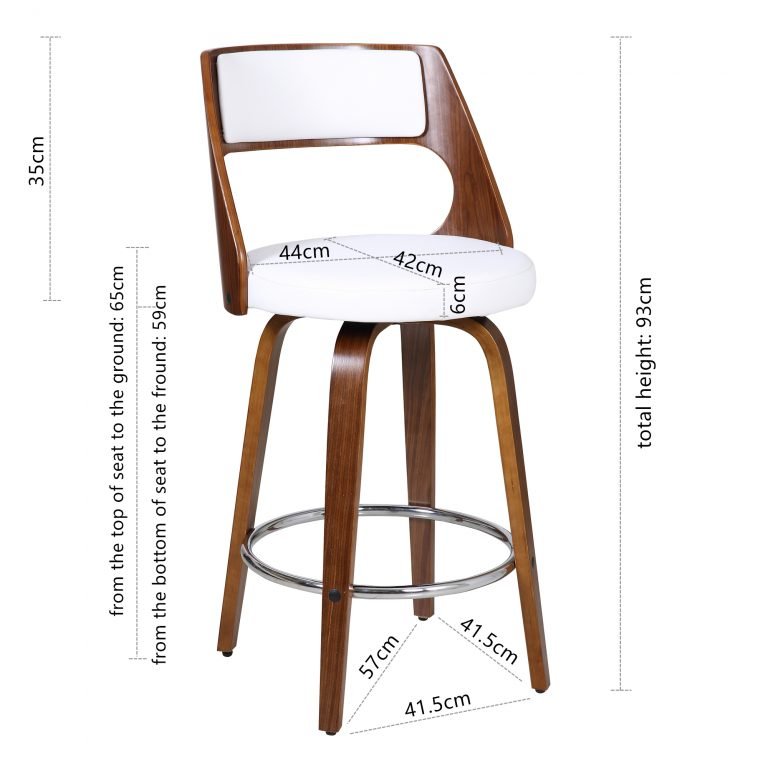 Zurich Faux Leather Bar Stool